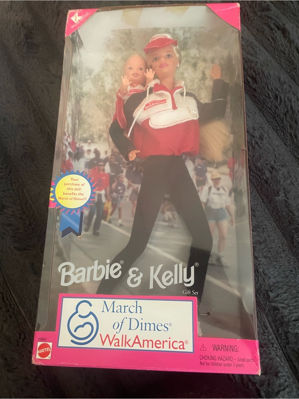 Barbie and Kelly 1998 March of Dimes Walk America Mattel